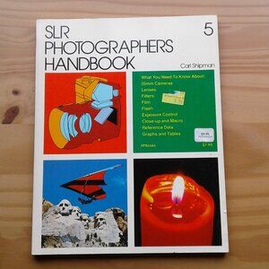 SLR Photographers Handbook by Carl Shipman, Vintage 1977